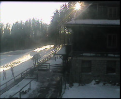 Terasa horského hotelu