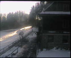 Terasa horského hotelu