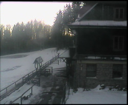 Terasa horského hotelu