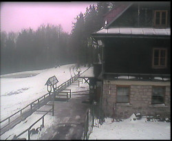 Terasa horského hotelu