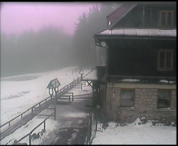 Terasa horského hotelu