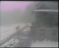 Terasa horského hotelu