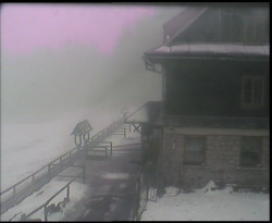 Terasa horského hotelu