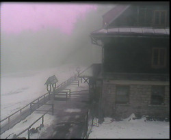 Terasa horského hotelu