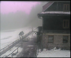 Terasa horského hotelu