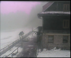 Terasa horského hotelu