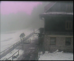 Terasa horského hotelu