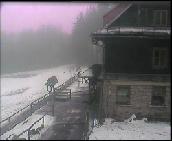 Terasa horského hotelu