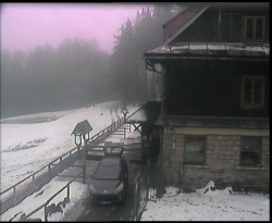 Terasa horského hotelu