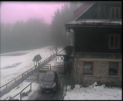 Terasa horského hotelu