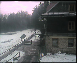 Terasa horského hotelu