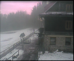 Terasa horského hotelu