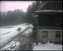 Terasa horského hotelu