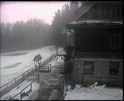 Terasa horského hotelu