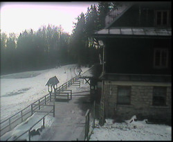 Terasa horského hotelu