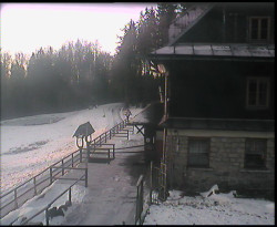 Terasa horského hotelu