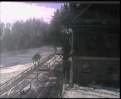 Terasa horského hotelu