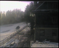 Terasa horského hotelu