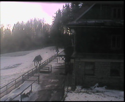 Terasa horského hotelu