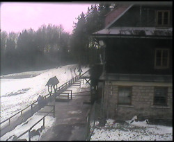 Terasa horského hotelu