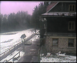 Terasa horského hotelu