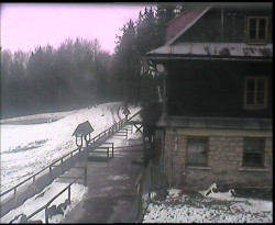 Terasa horského hotelu