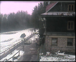 Terasa horského hotelu
