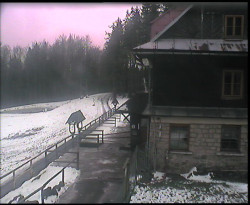 Terasa horského hotelu