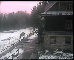 Terasa horského hotelu