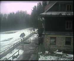 Terasa horského hotelu