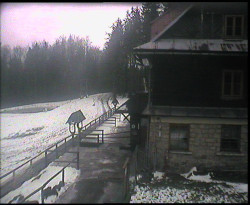 Terasa horského hotelu