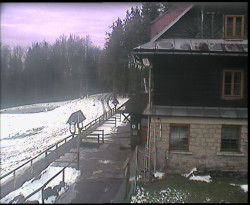 Terasa horského hotelu