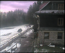 Terasa horského hotelu