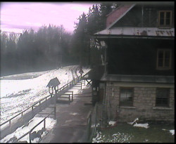 Terasa horského hotelu