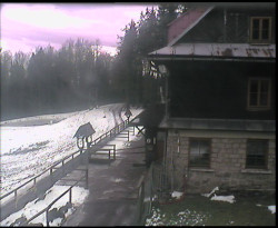 Terasa horského hotelu