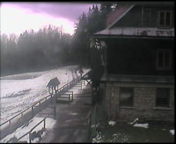 Terasa horského hotelu
