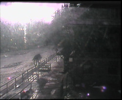 Terasa horského hotelu