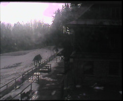 Terasa horského hotelu