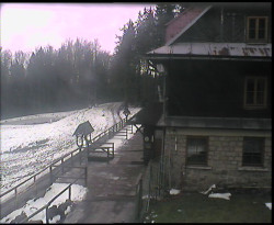 Terasa horského hotelu
