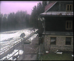 Terasa horského hotelu
