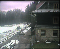 Terasa horského hotelu