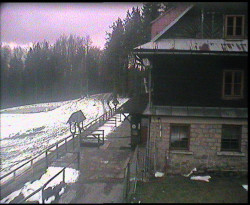 Terasa horského hotelu