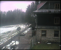 Terasa horského hotelu