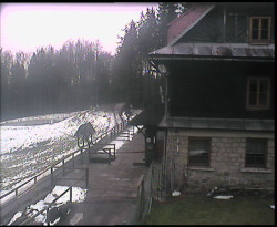 Terasa horského hotelu