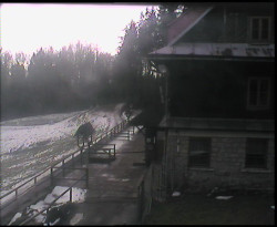 Terasa horského hotelu