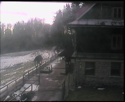 Terasa horského hotelu