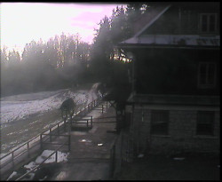 Terasa horského hotelu