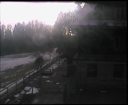 Terasa horského hotelu