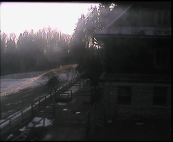 Terasa horského hotelu