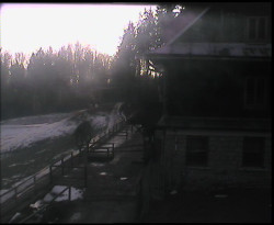 Terasa horského hotelu